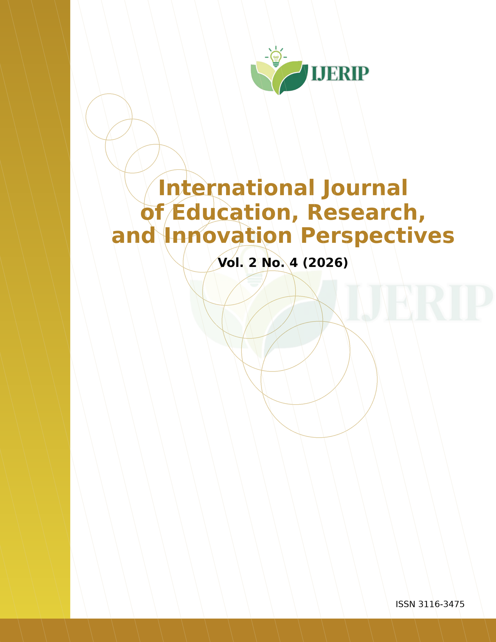 					View Vol. 2 No. 4 (2026): International Journal of Education, Research, and Innovation Perspectives
				